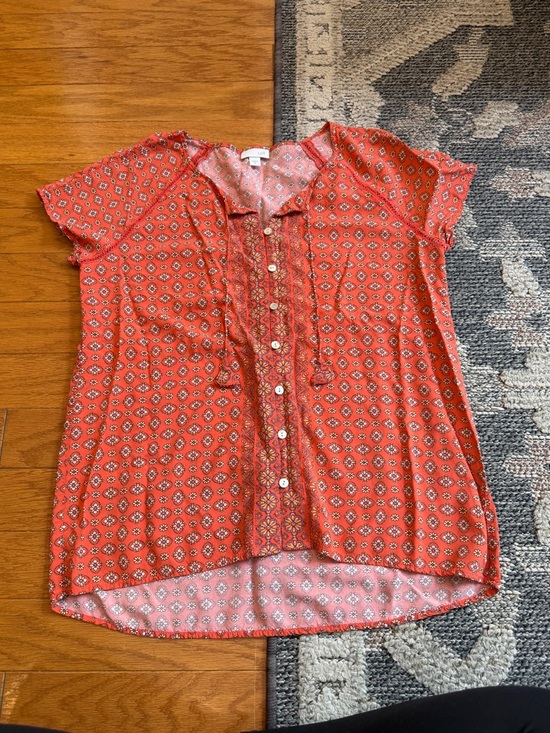 J. Jill Tops - J Jill Floral Button Down Top Womens Size Medium